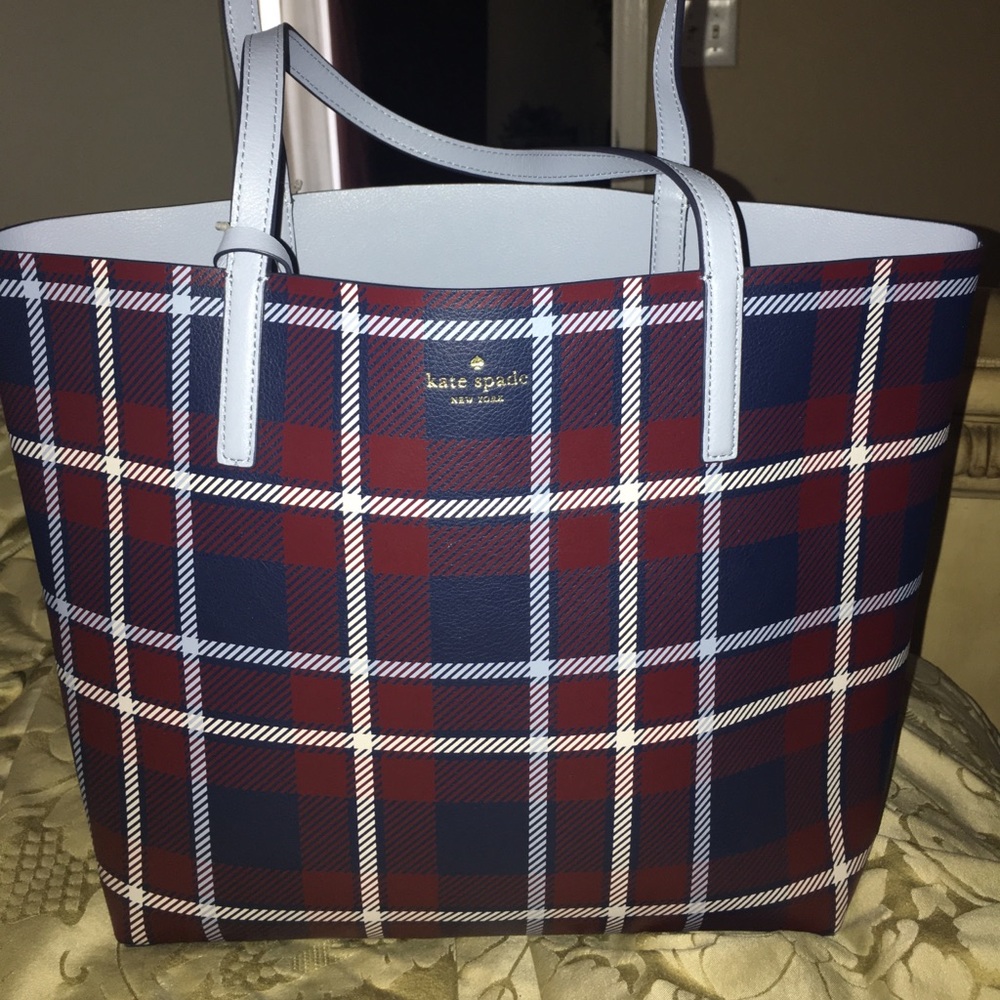 Kate Spade Plaid Leather Purse 👛